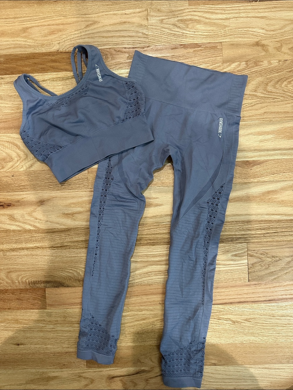 Gymshark Slate Gray Seamless High-Waist Leggings